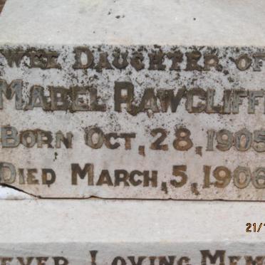 RAWCLIFFE Mabel 1905-1906