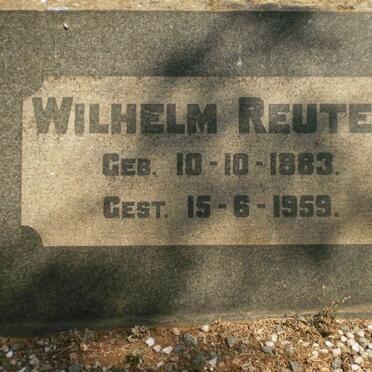 REUTER Wilhelm 1883-1959