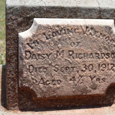 RICHARDSON Daisy M. -1917