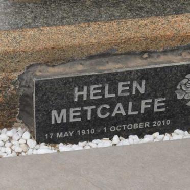 METCALFE Helen 1910-2010