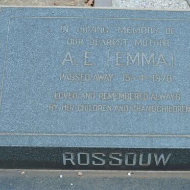 ROSSOUW A.E. -1970