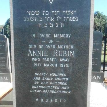 RUBIN Annie -1973