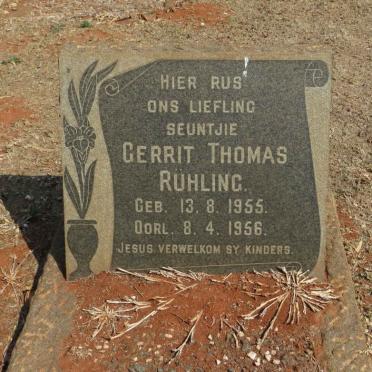 RÜHLING Gerrit Thomas 1955-1956