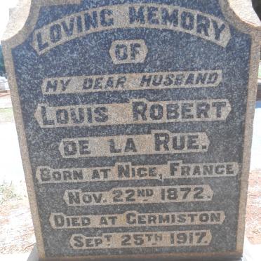 RUE Louis Robert, de la 1872-1917