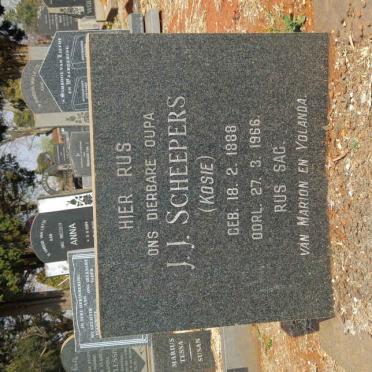 SCHEEPERS J.J. 1888-1966