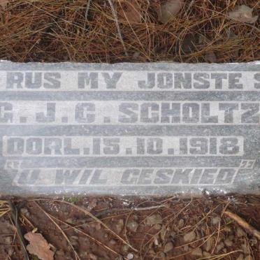 SCHOLTZ G.J.C. -1918