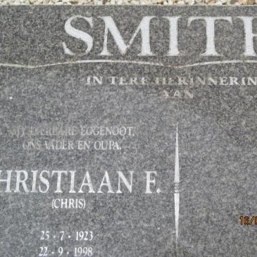 SMITH Christiaan F. 1923-1998