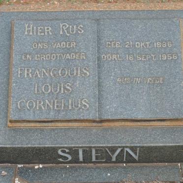 STEYN Francouis Louis Cornelius 1886-1956