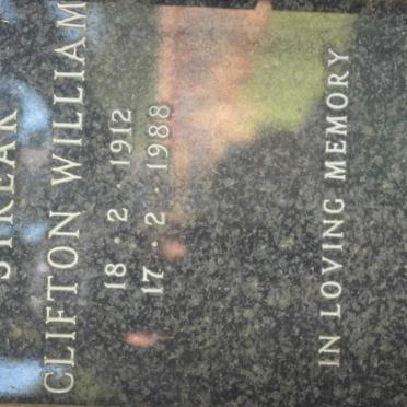 STREAK Clifton William 1912-1988