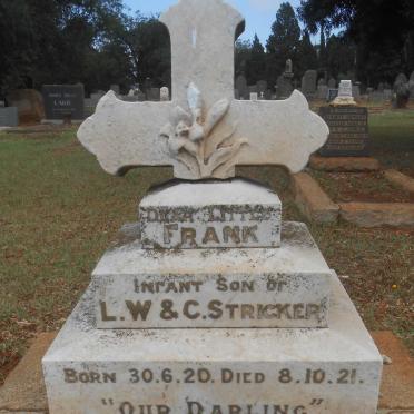 STRICKER Frank 1920-1921