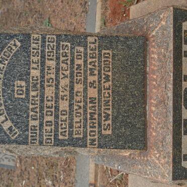 SWINGEWOOD Leslie -1926