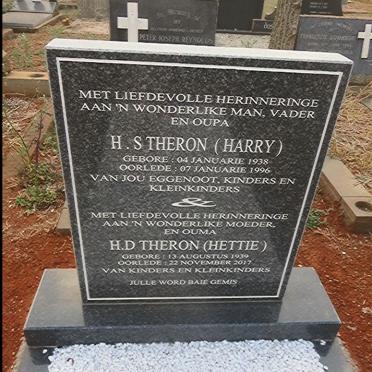 THERON H.S. 1938-1996 &amp; H.D. 1939-2017
