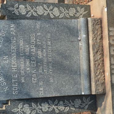 THERON Izak Gerhardus 1907-1951