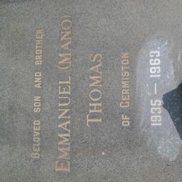 THOMAS Emmanuel 1935-1963