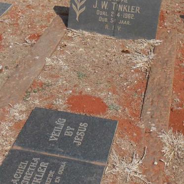 TINKLER J.W. -1962 &amp; Rachel Magretha