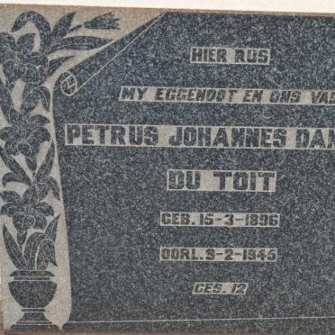 TOIT Petrus Johannes Daniel, du 1896-1945