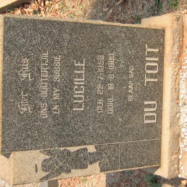 TOIT Lucille, du 1956-1960