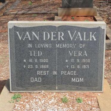 VALK Ted, van der 1900-1968 &amp; Vera 1900-1971