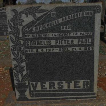 VERSTER Cornelis Pieter Paul 1912-1964