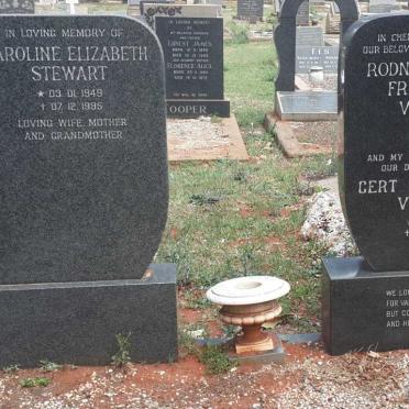 VENTER Gert Stephanus 1927-1986 :: VENTER Rodney Walter Francouis 1954-1970 :: STEWART Caroline Elizabeth 1949-1995