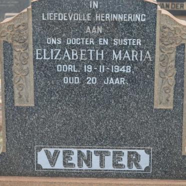 VENTER Elizabeth Maria -1948