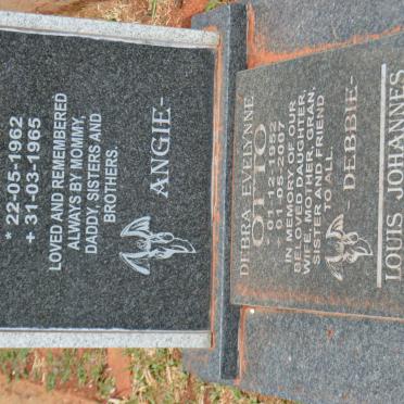 VENTER Louis Johannes 1930-1989 :: OTTO Debra Evelynne 1952-2007 :: VENTER Angela Kathryn 1962-1965
