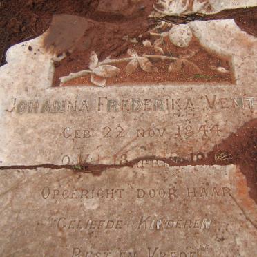 VENTER Johanna Frederika 1844-1915