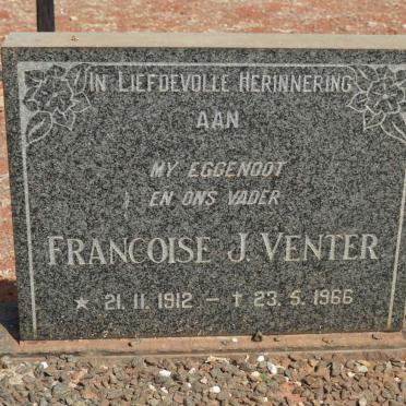 VENTER Francoise J. 1912-1966