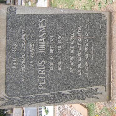 VENTER Petrus Johannes 1921-1956