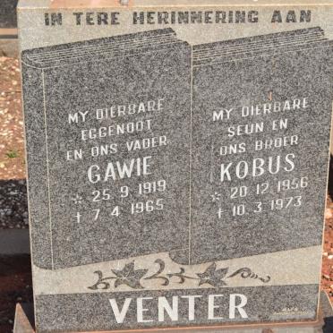 VENTER Gawie 1919-1965 :: VENTER Kobus 1956-1973