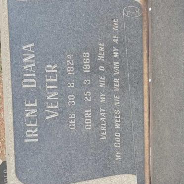VENTER Irene Diana 1924-1968