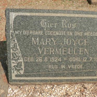 VERMEULEN Mary Joyce 1924-1960