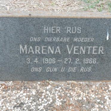 VENTER Marena 1906-1966