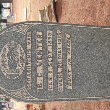 VENTER B.G. 1855-1915