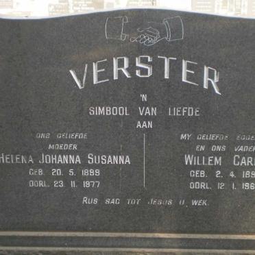 VERSTER Willem Carel 1895-1968 &amp; Helena Johanna Susanna 1899-1977