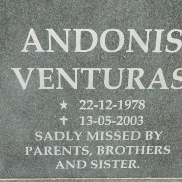 VENTURAS Andonis 1978-2003