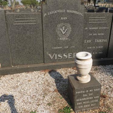 VISSER Eric Taikina 1930-1961