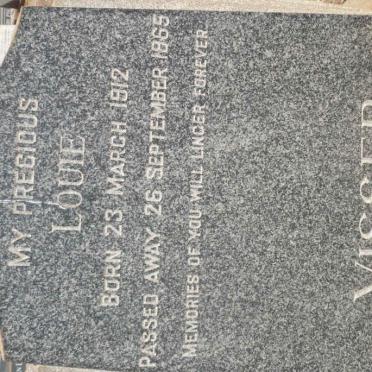 VISSER Louie 1912-1965