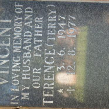VINCENT Terence 1947-1977