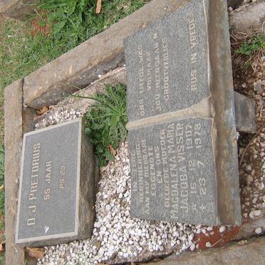 VISSER Magdalena Maria Jacoba 1907-1978 :: PRETORIUS D.J.