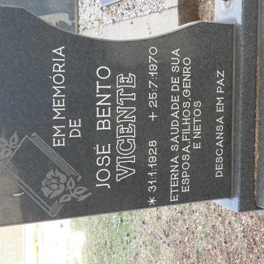 VICENTE Jose Bento 1928-1970