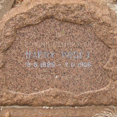 VOGET Harry 1885-19?6