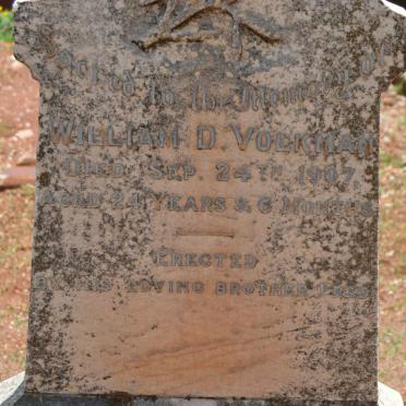 VOLKMAN William D. -1907