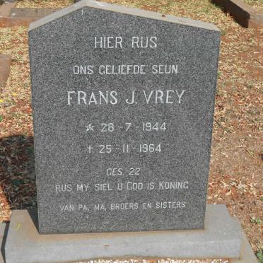 VREY Frans J. 1944-1964