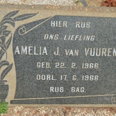 VUUREN Amelia J., van 1966-1966