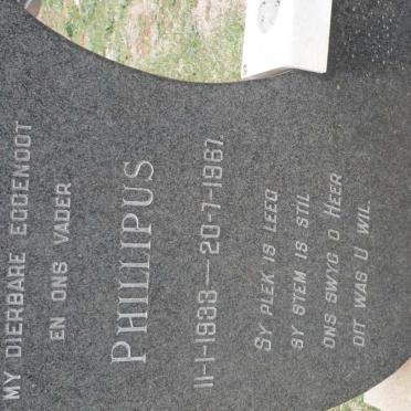 VUUREN Phillipus, van 1933-1967