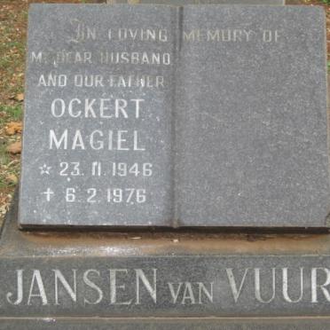 VUUREN Ockert Magiel, Jansen van 1946-1976