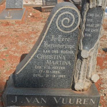 VUUREN Christina Martina, J. van  nee v.d. HEEVER 1895-1963