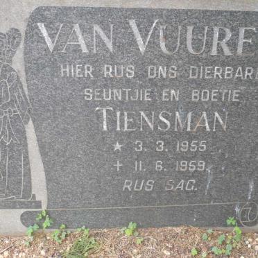 VUUREN Tiensman, van 1955-1959