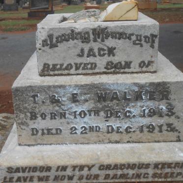 WALKER Jack 1913-1913